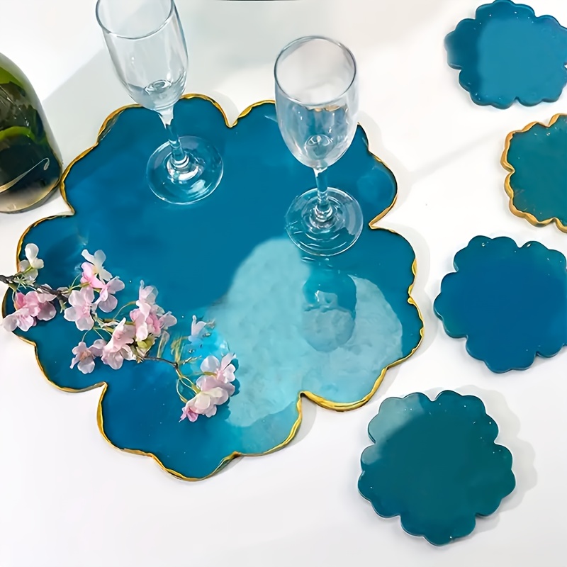 5 peças de Molde de Silicone p - Resin Art Mould avaliação e preço
