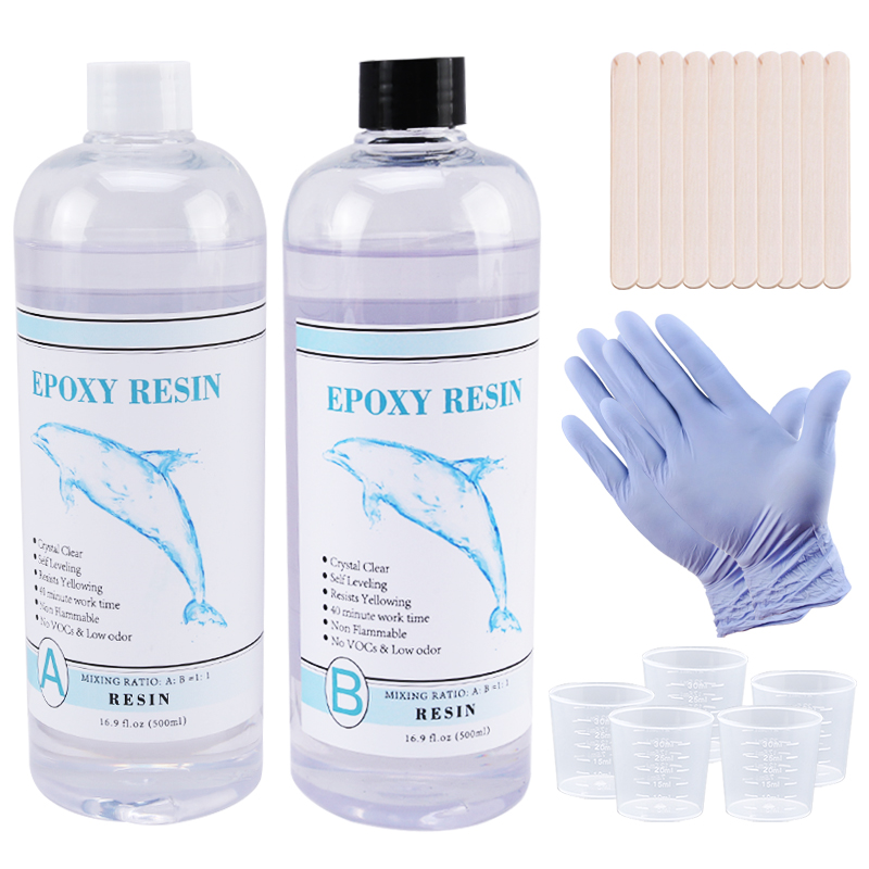 1:1 resina epóxi transparente  - Uv Resin Clear Hard avaliação e preço